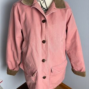 Pink Jacket with Brown Accents